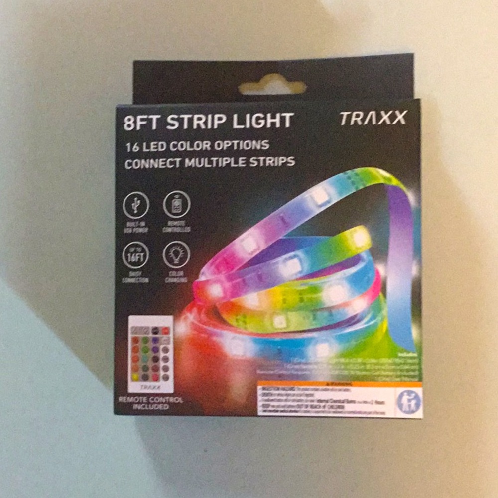 8ft led multicolor strip light